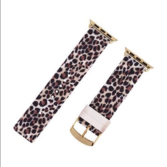 Betsey Johnson Jewelry - Betsey Johnson Leopard Apple Watch Strap